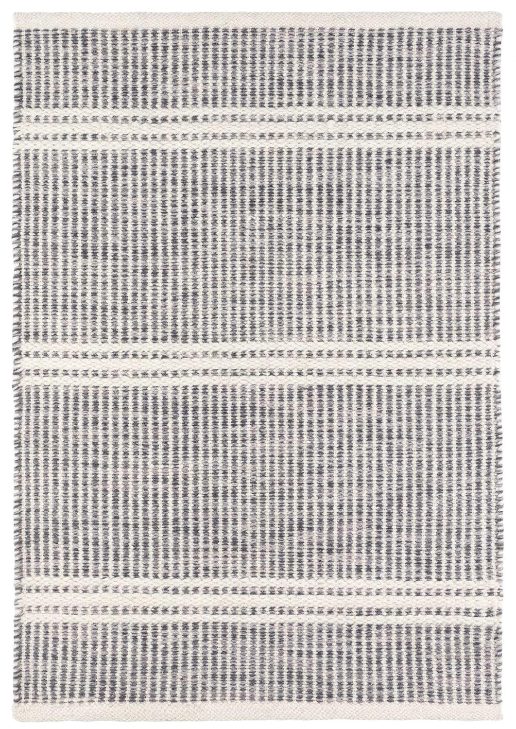 Malta Grey Handwoven Wool Rug