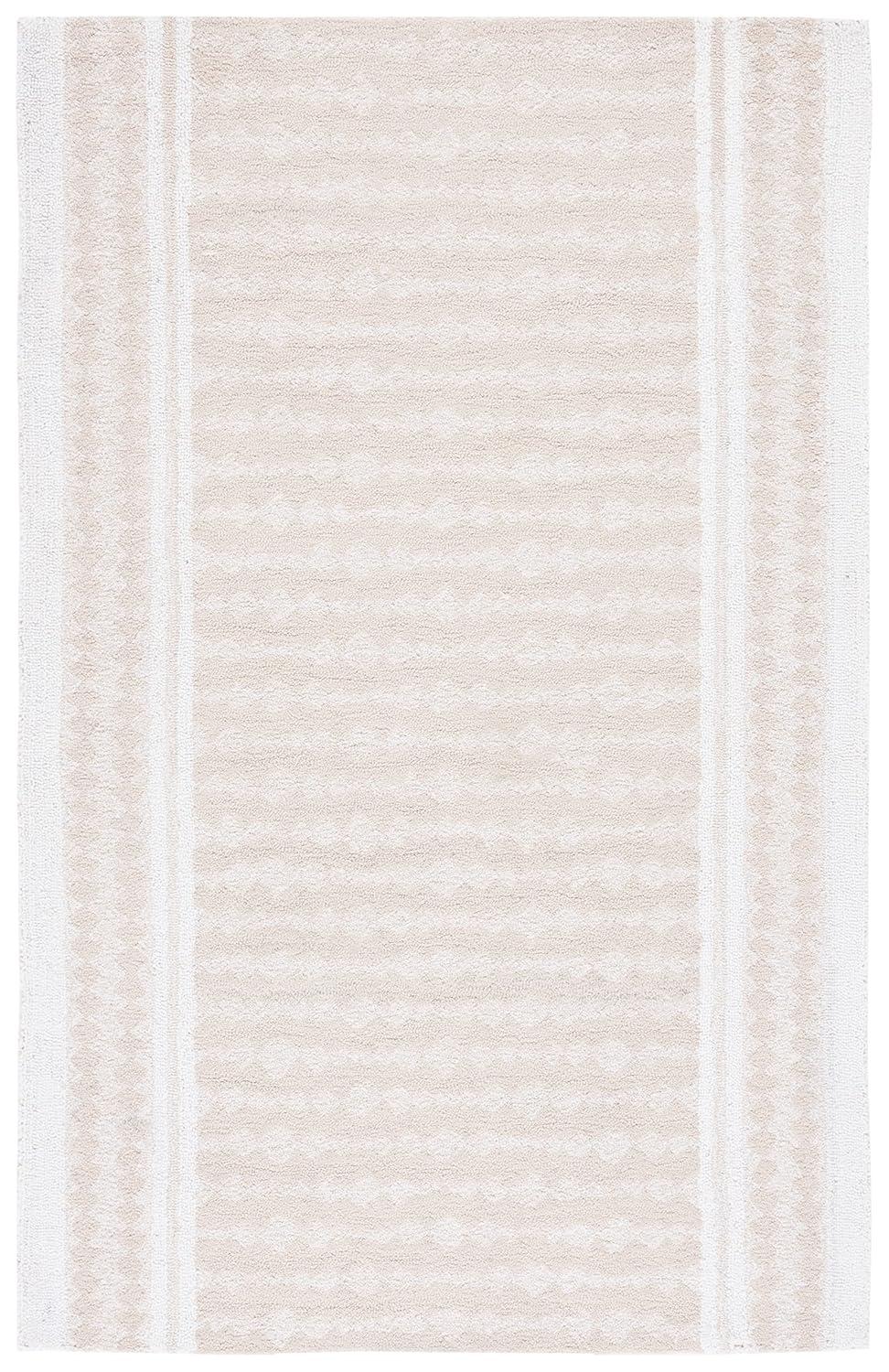 Capri CPR710 Hand Tufted Area Rug - Beige/Ivory - 4'x6' - Safavieh.