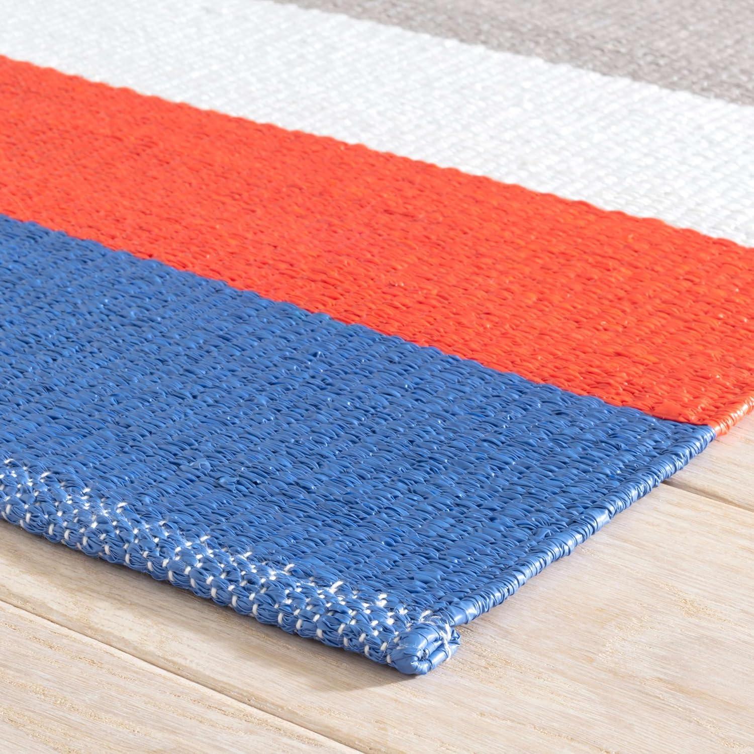Skyler Stripe Handwoven Indoor/Outdoor Rug