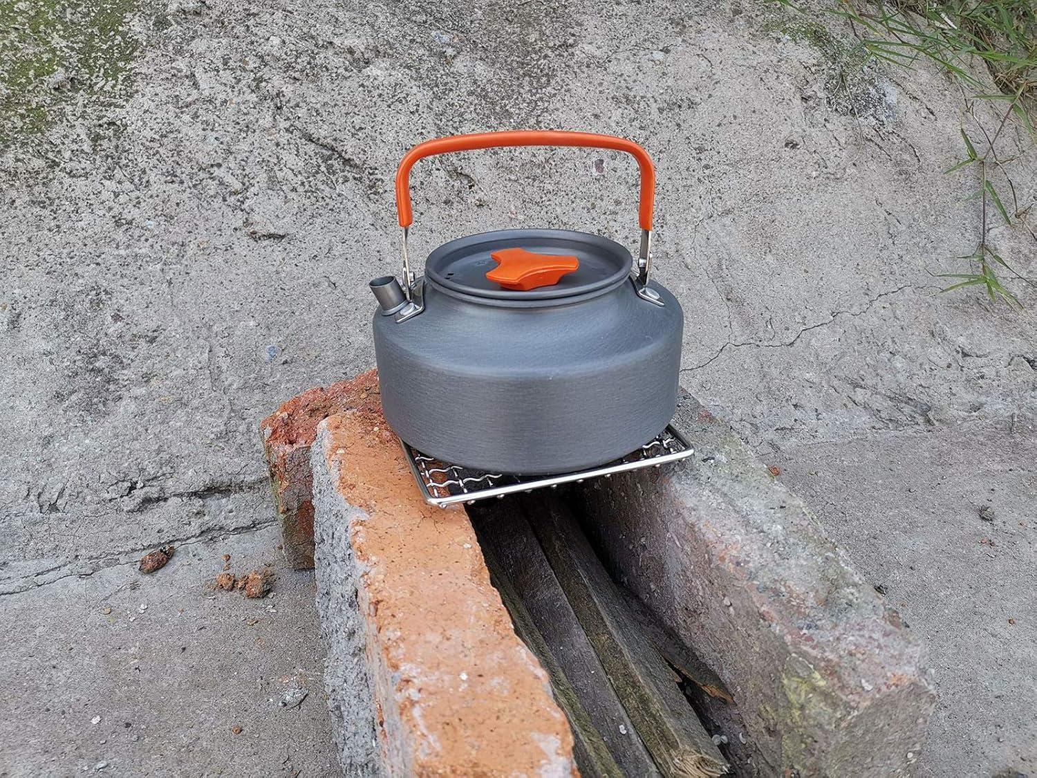 2 Pcs Barbecue Grill Grate Foldable Cooking Grates for Rack Silver