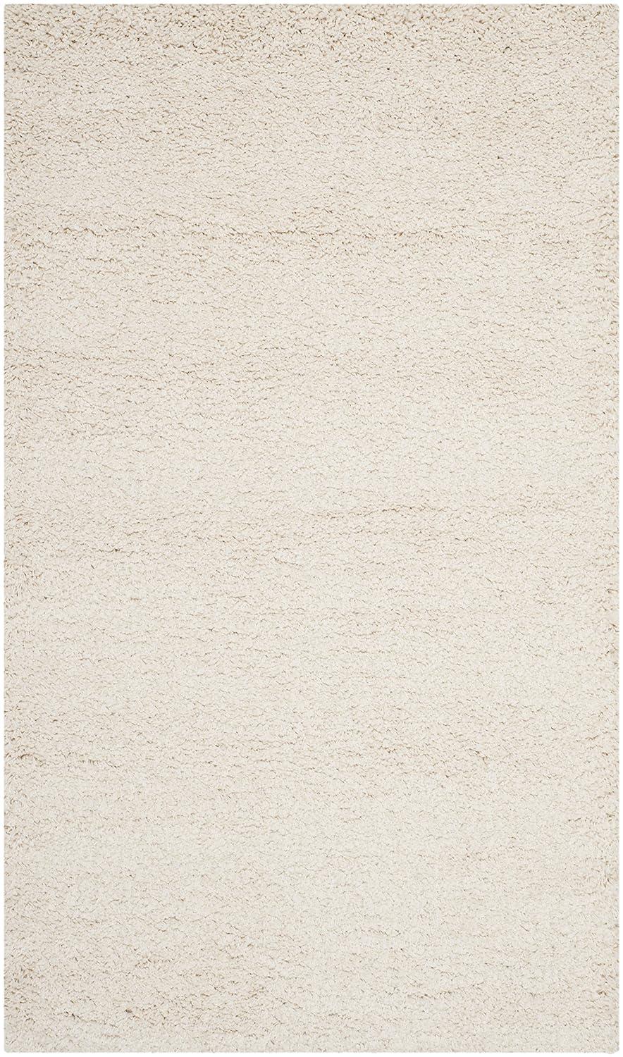 Milan Shag SG180 Power Loomed Indoor Accent Rug - Ivory - 2'x4' - Safavieh