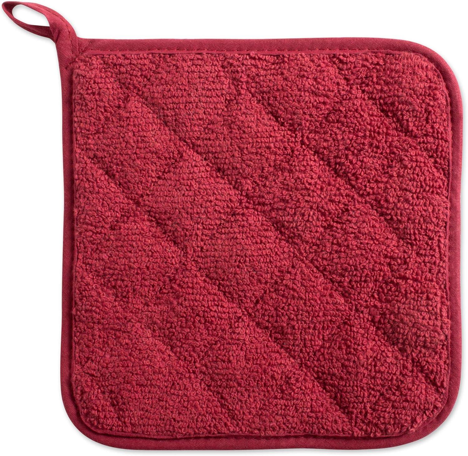 Barn Red Terry Potholder (Set of 3)