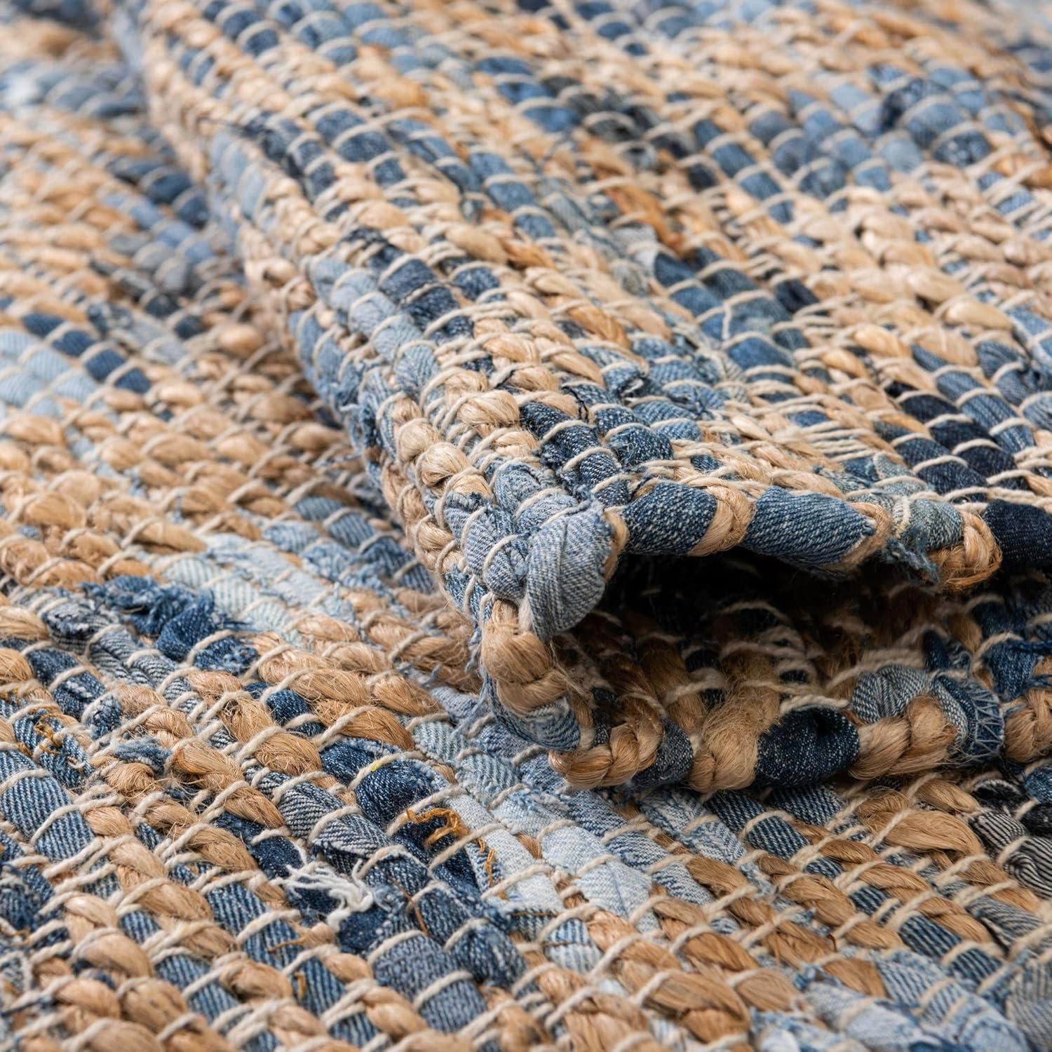 Unique Loom 2' 7 x 10' 0 Chindi Jute  Runner Rug