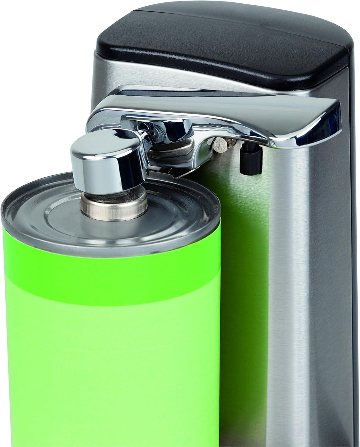 Stainless Steel Electric Can Opener with Knife Sharpener