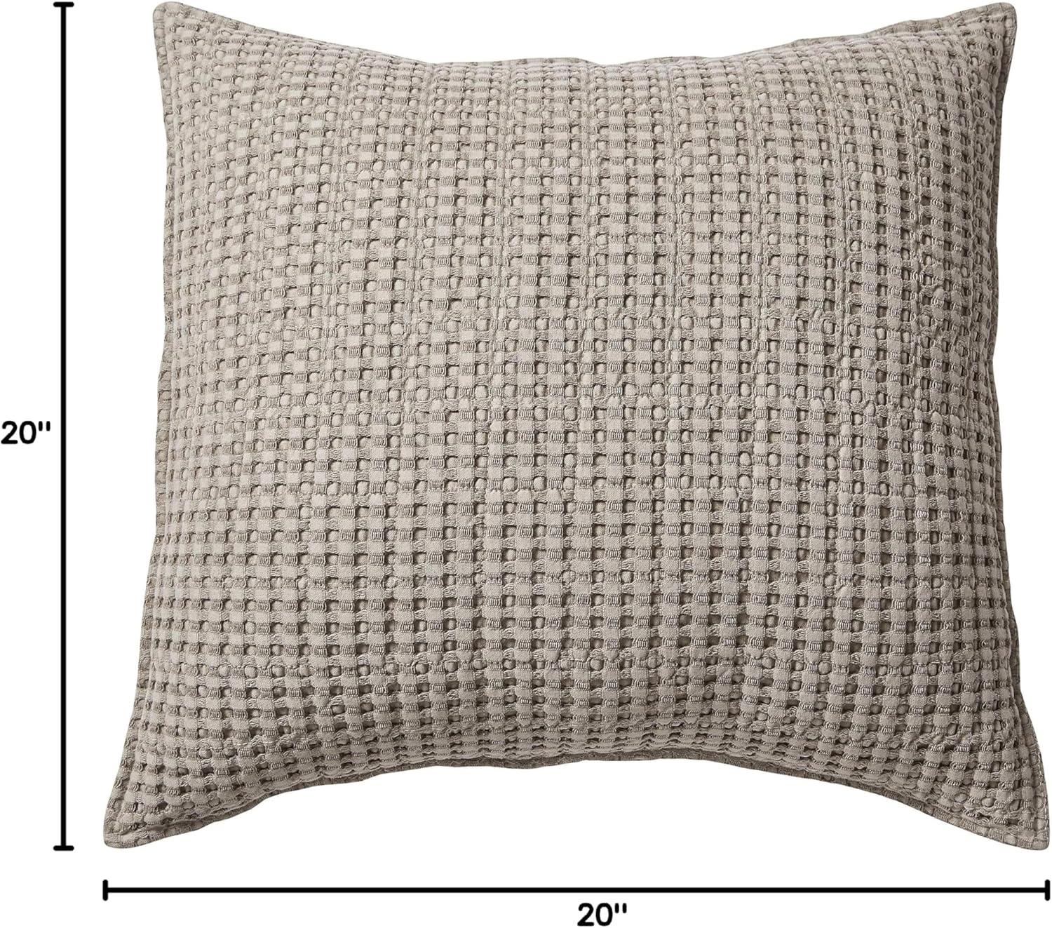 Mills Waffle Square Decorative Pillow - Levtex Home