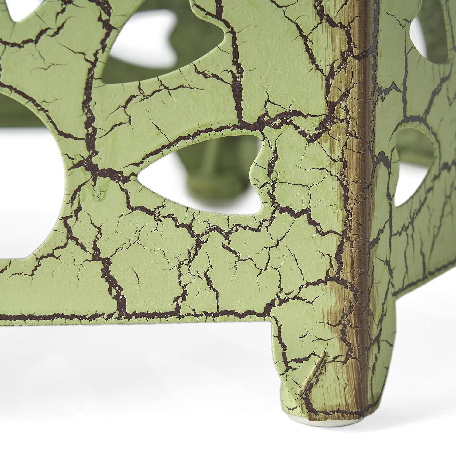 Eliana 14" Sunburst Outdoor Patio Iron Side Table: Weather-Resistant, Hexagon - Christopher Knight Home