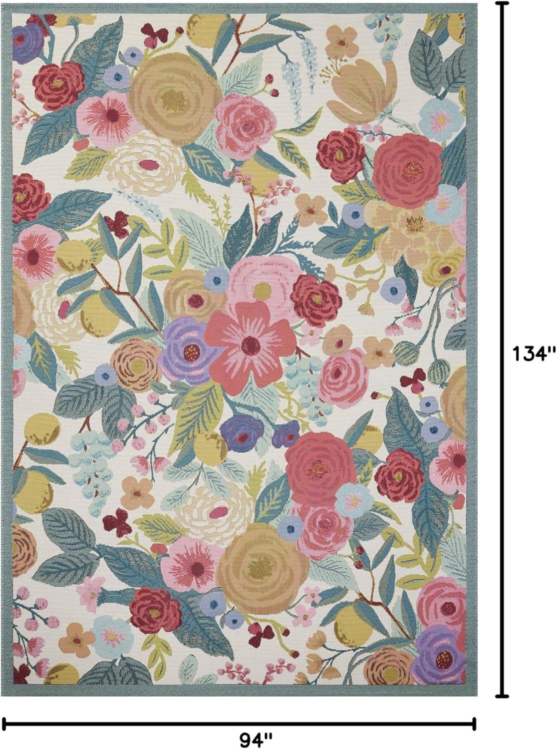 Rifle Paper Co. x Loloi Rifle Paper Co. x Loloi Perennial Rose / Multi Indoor / Outdoor Area Rug