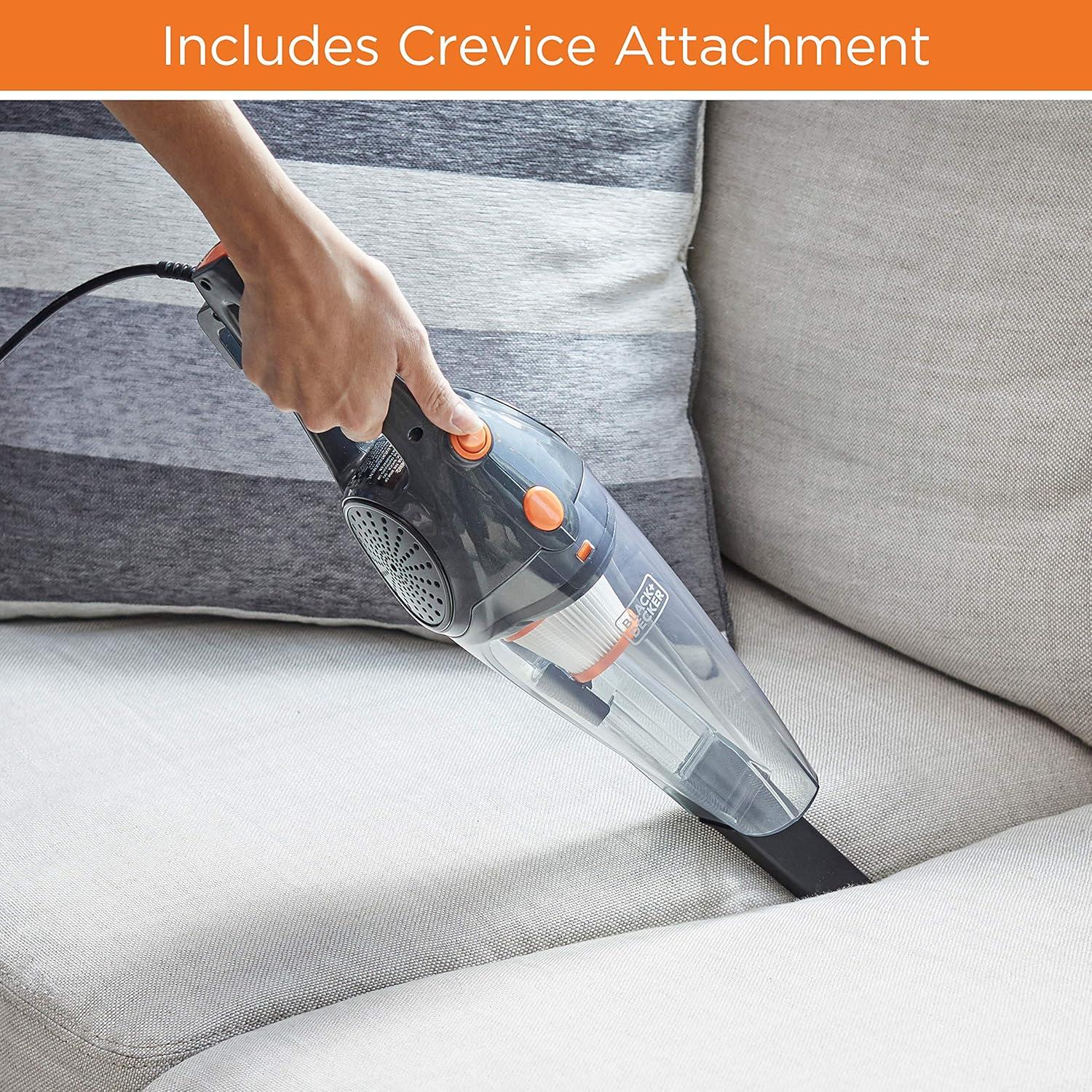 Black and Decker 3 In 1 Convertible Corded Upright Handheld Vacuum Cleaner, Gray