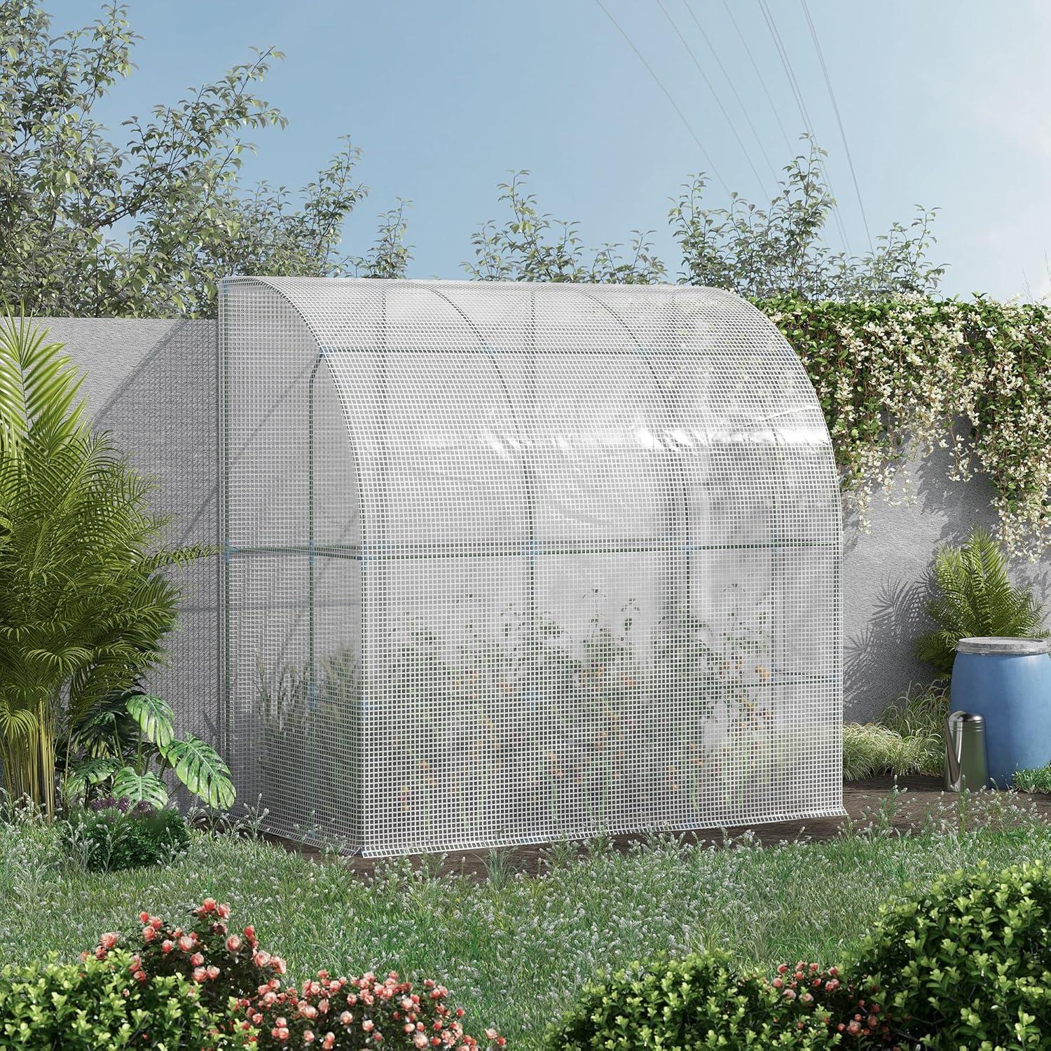 84" W x 84" D Lean-To Greenhouse