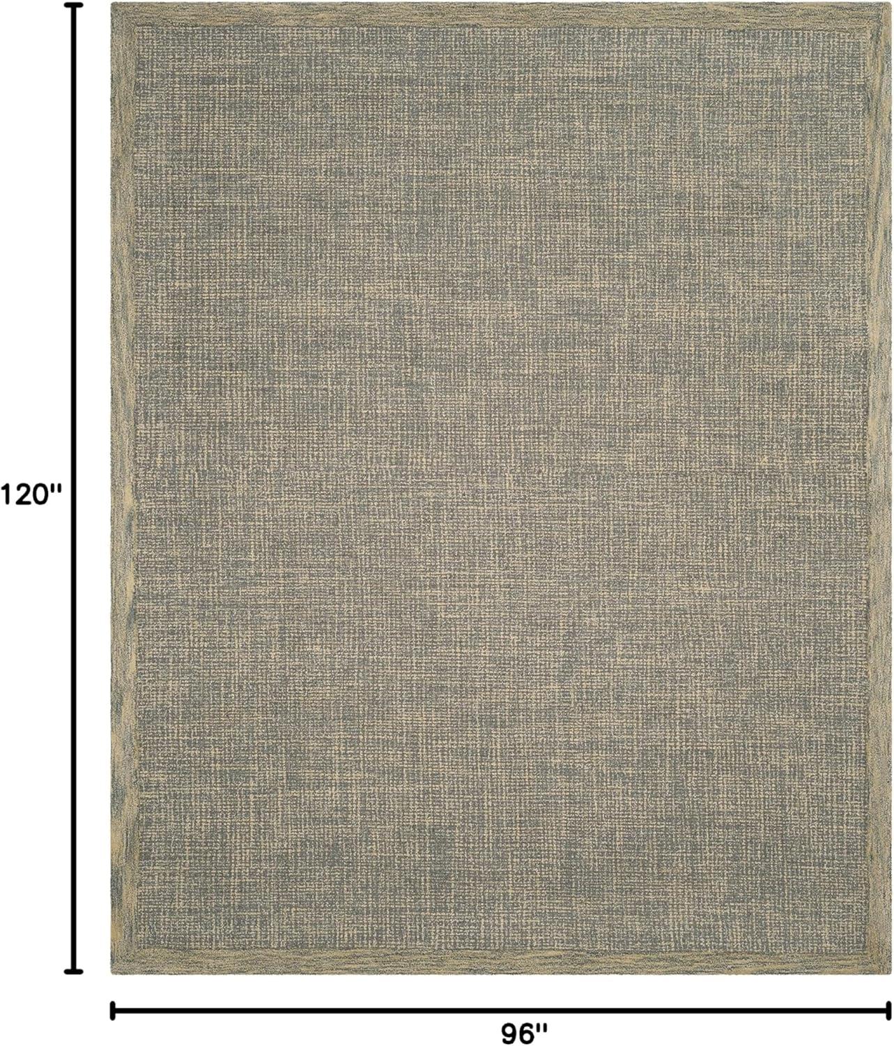 Abstract ABT220 Handmade Indoor Area Rug - Gold/Grey - 8'x10' - Safavieh