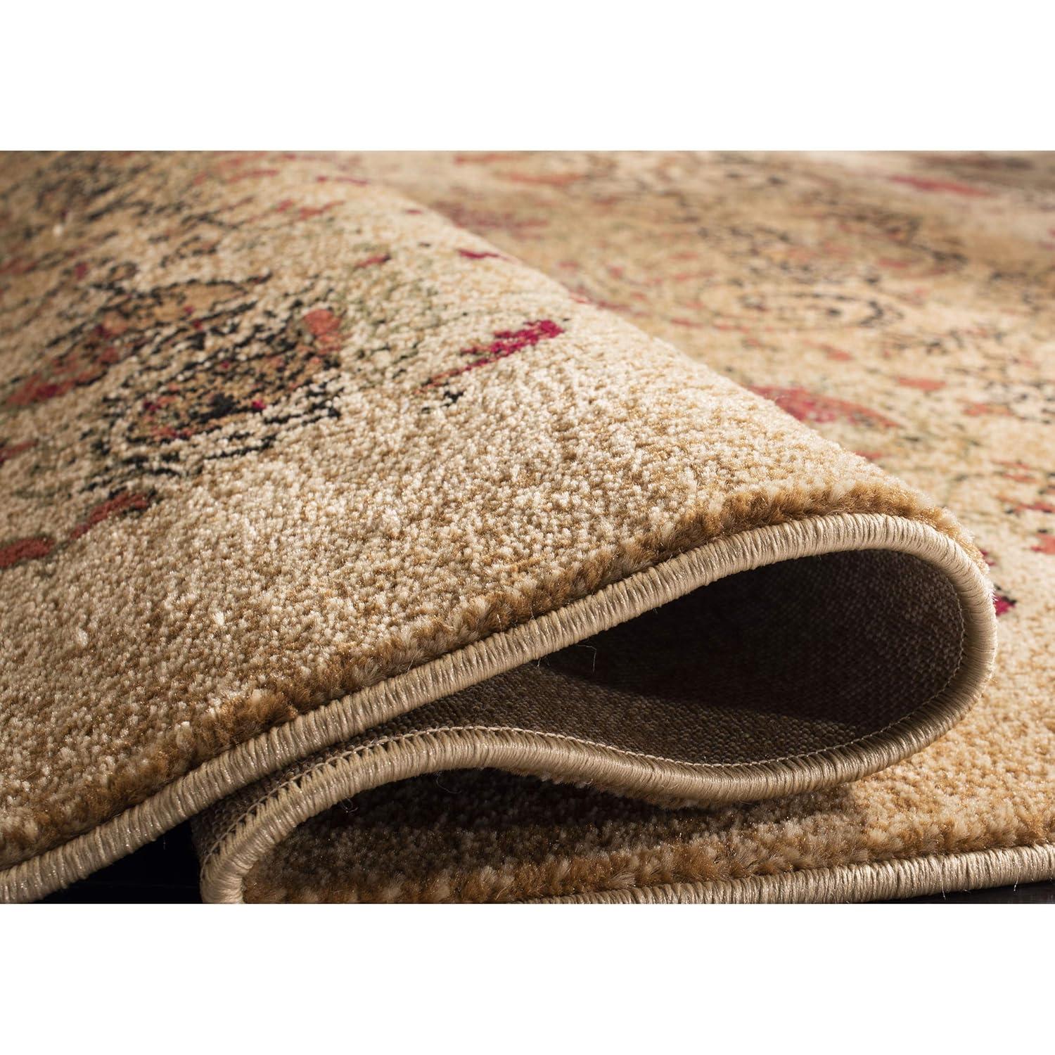 Lyndhurst LNH224 Power Loomed Accent Rug - Beige/Multi - 3'3"x5'3" - Safavieh