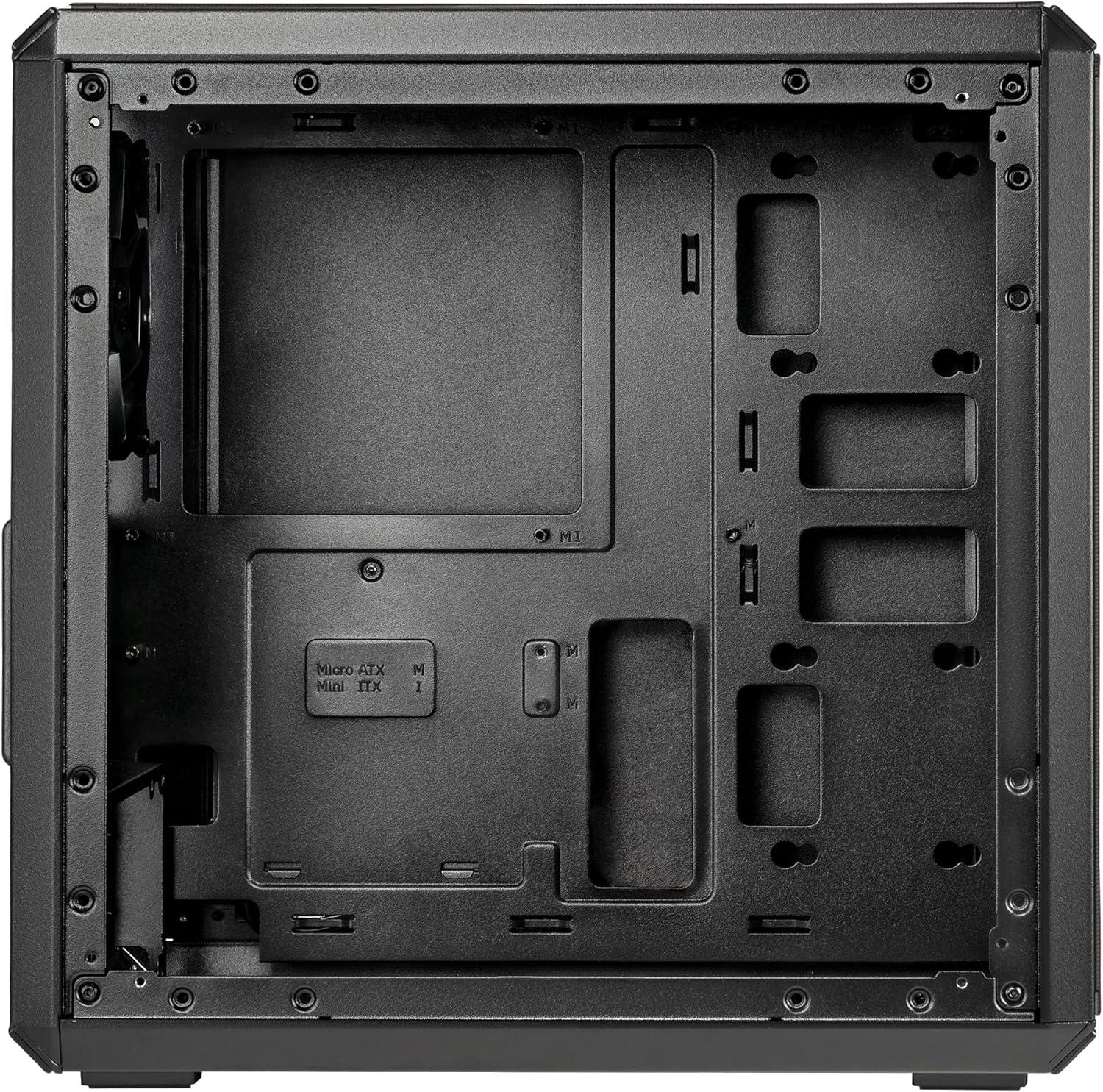 Cooler Master Q300L V2 Micro-ATX Tower, Magnetic Patterned Dust Filter, USB 3.2 Gen 2x2 (20GB), Tempered Glass Panel, CPU Coolers Max 159mm, GPU Max 360mm, Fully Ventilated Airflow (Q300LV2-KGNN-S00)