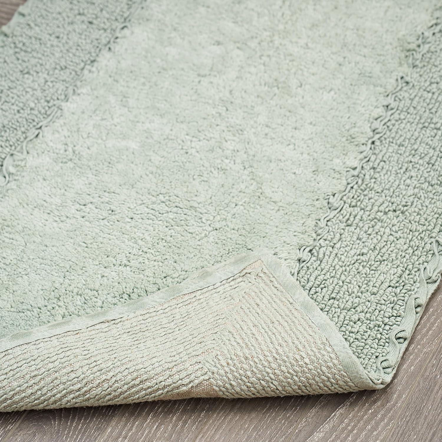 Laura Ashley Laura Ashley Ruffle 100% Cotton Bath Rugs