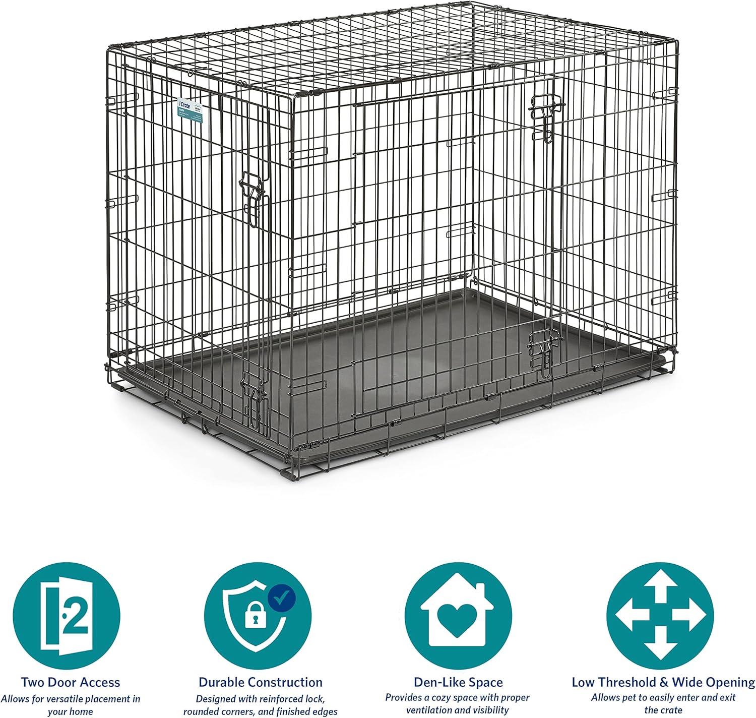 MidWest Homes for Pets Double Door iCrate