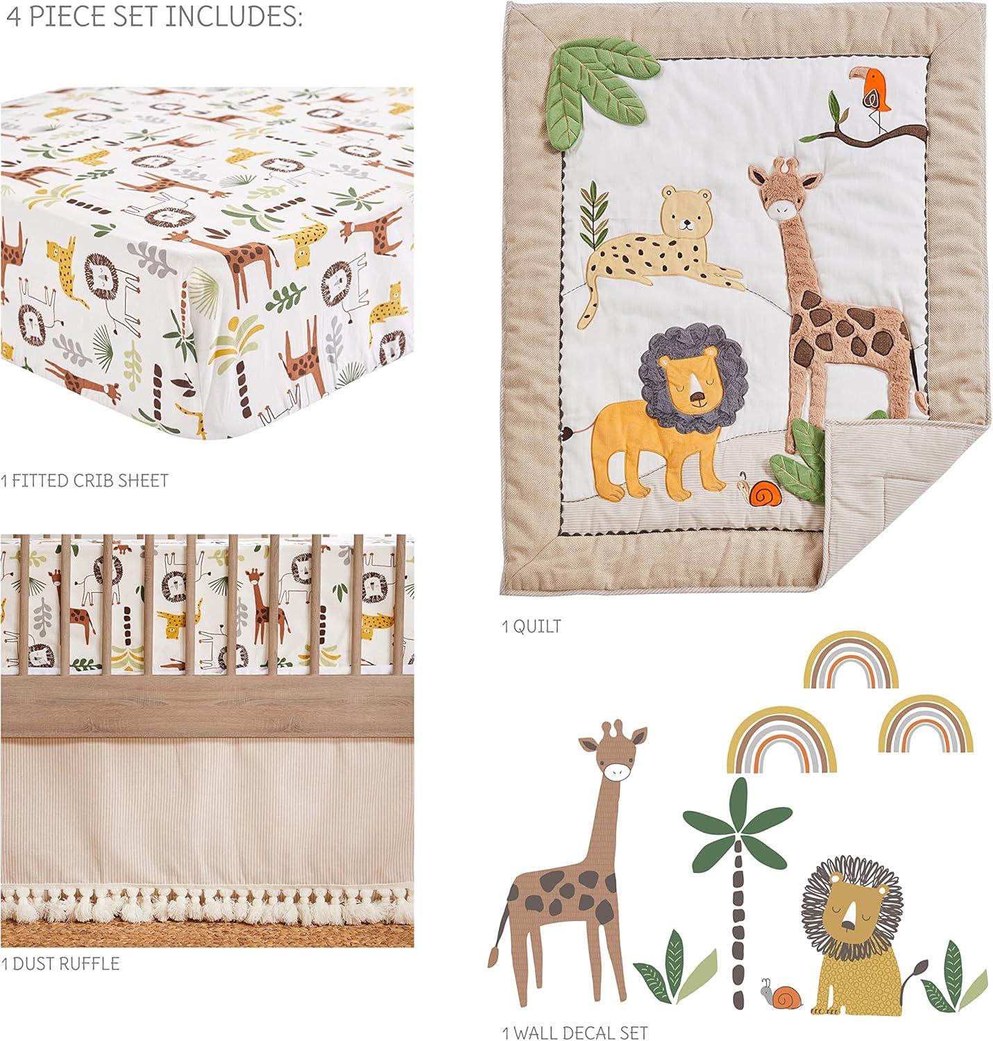Zuma 4 Piece Crib Bedding Set - Levtex Baby
