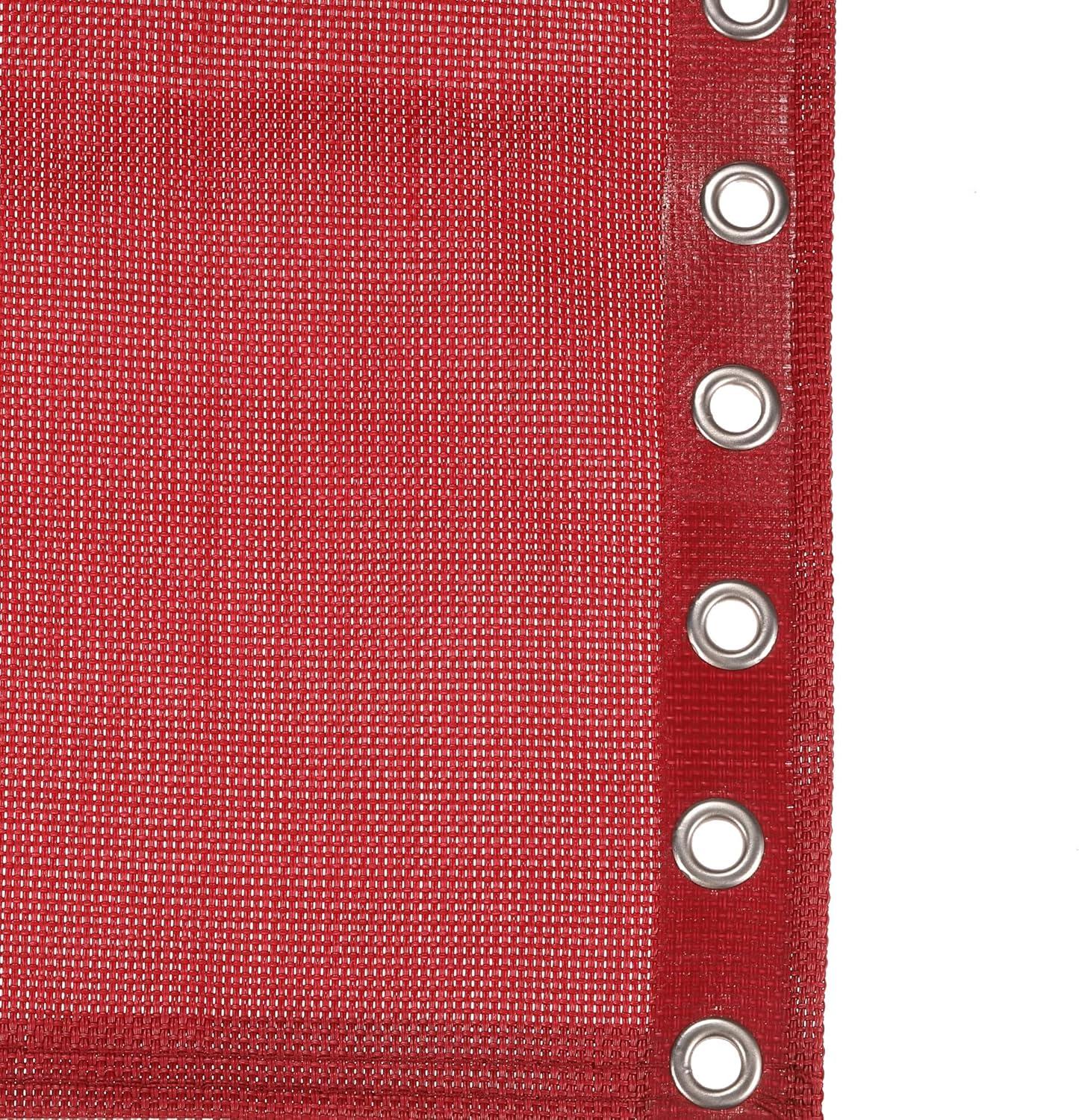 Uxcell Gravity Chair Replacement Fabric Recliners Repair Kit with Ropes, Red