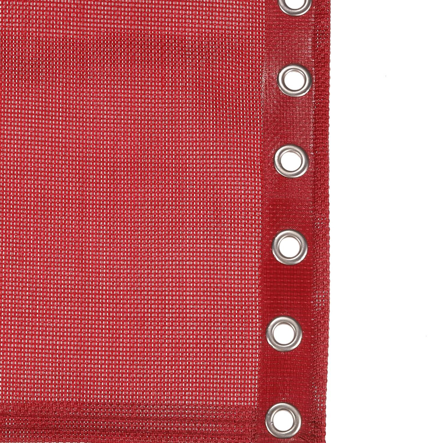 Uxcell Gravity Chair Replacement Fabric Recliners Repair Kit with Ropes, Red