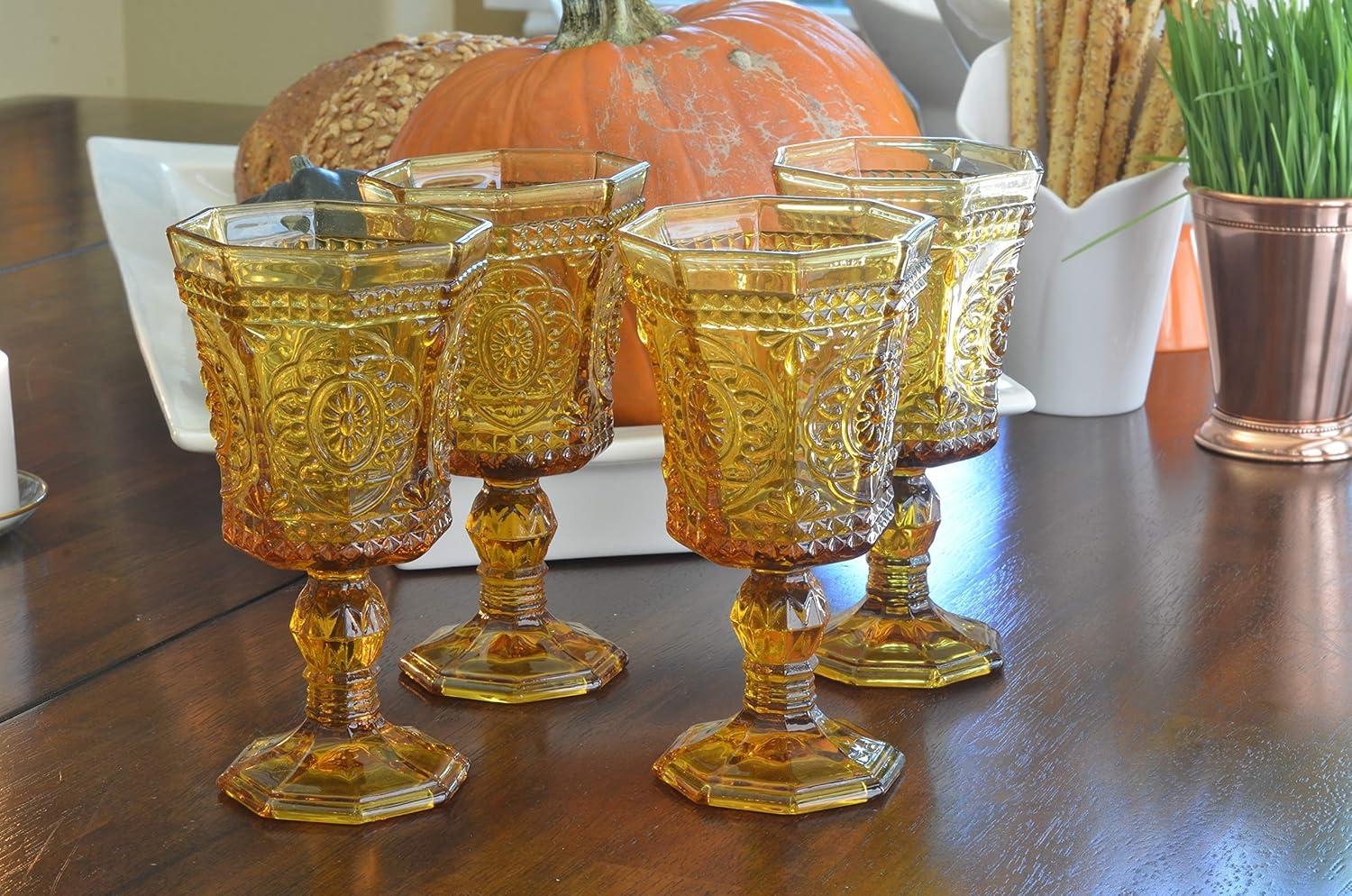 10 Strawberry Street Vatican Champagne Glass in Amber (Set of 6)