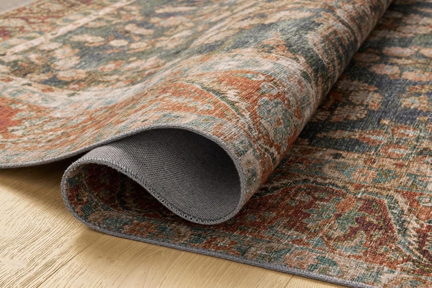 Chris Loves Julia x Loloi Chris Loves Julia x Loloi Jules Ocean / Spice Area Rug