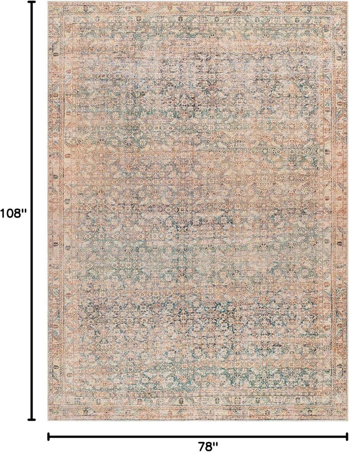 Becki Owens x Livabliss Marlene Vintage Sage/Brown Area Rug