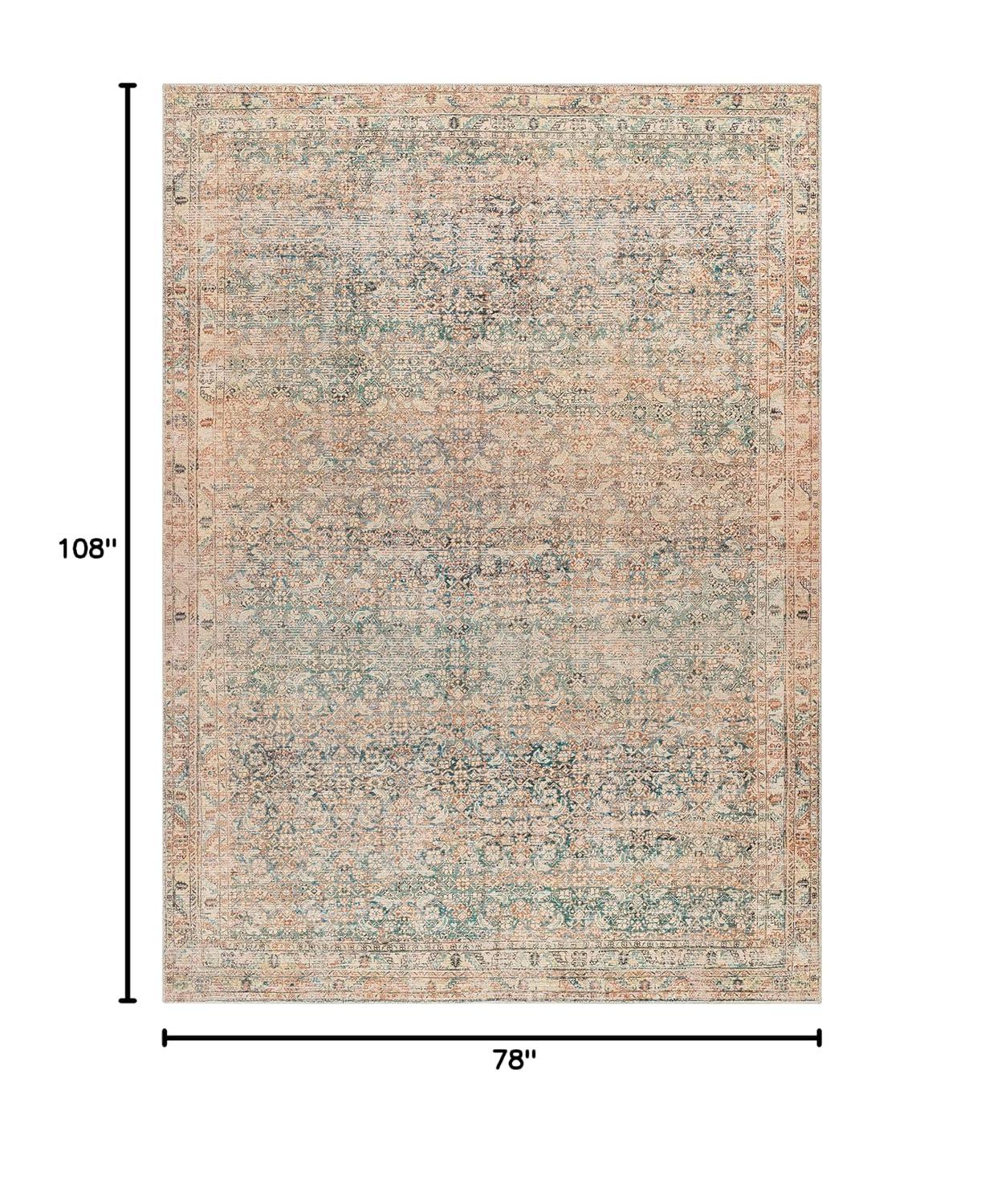 Becki Owens x Livabliss Marlene Vintage Sage/Brown Area Rug