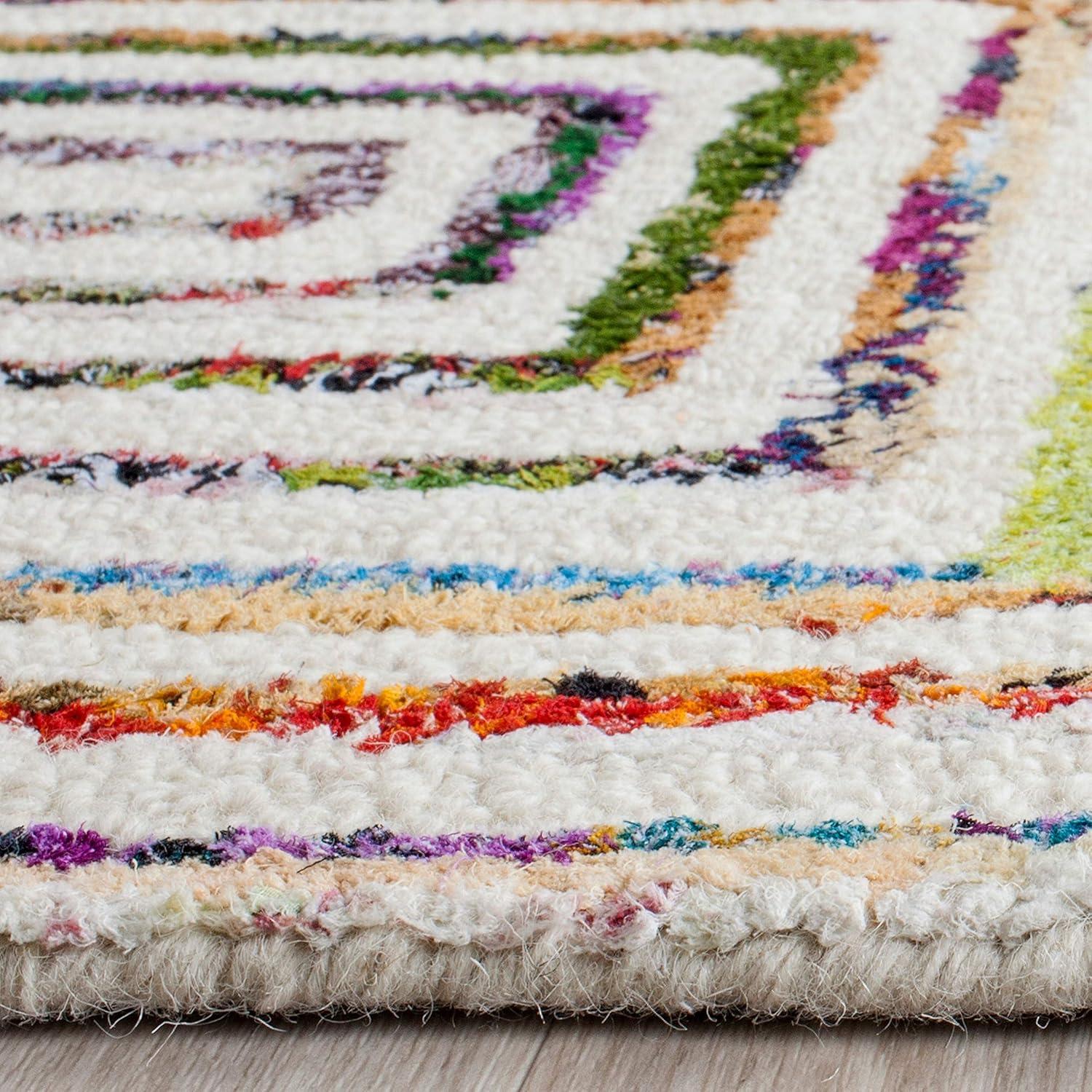 Nantucket NAN604 Hand Tufted Accent Rug - Ivory - 2'x3' - Safavieh.
