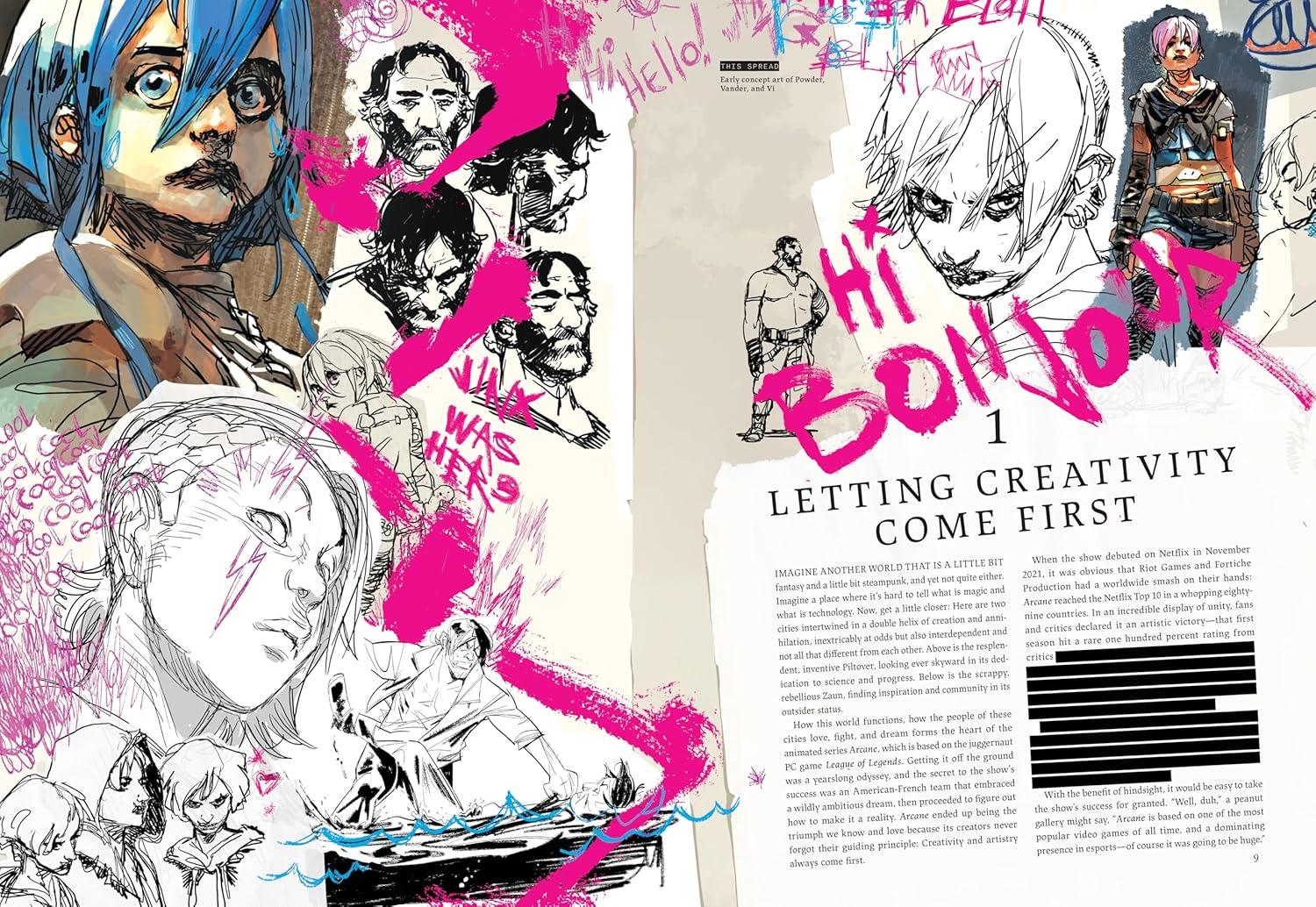 The Art and Making of Arcane - (Gaming) by  Elisabeth Vincentelli & Insight Editions (Hardcover)