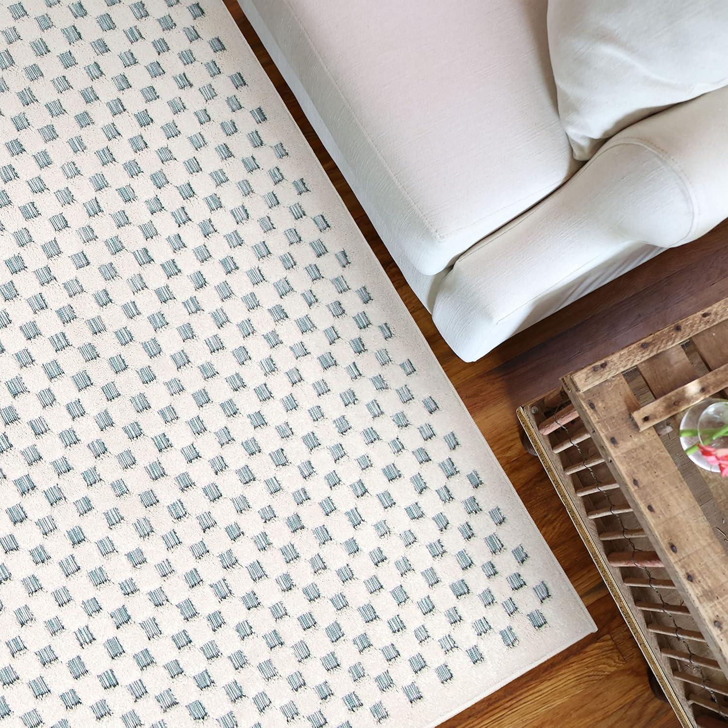 Simply Southern Cottage Lecompte Area Rug, 5' x 7', Light Blue