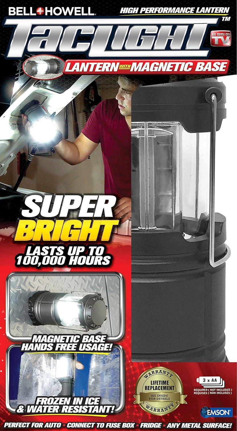 Bell + Howell 8'' Battery Powered Integrated LED Outdoor Lantern
