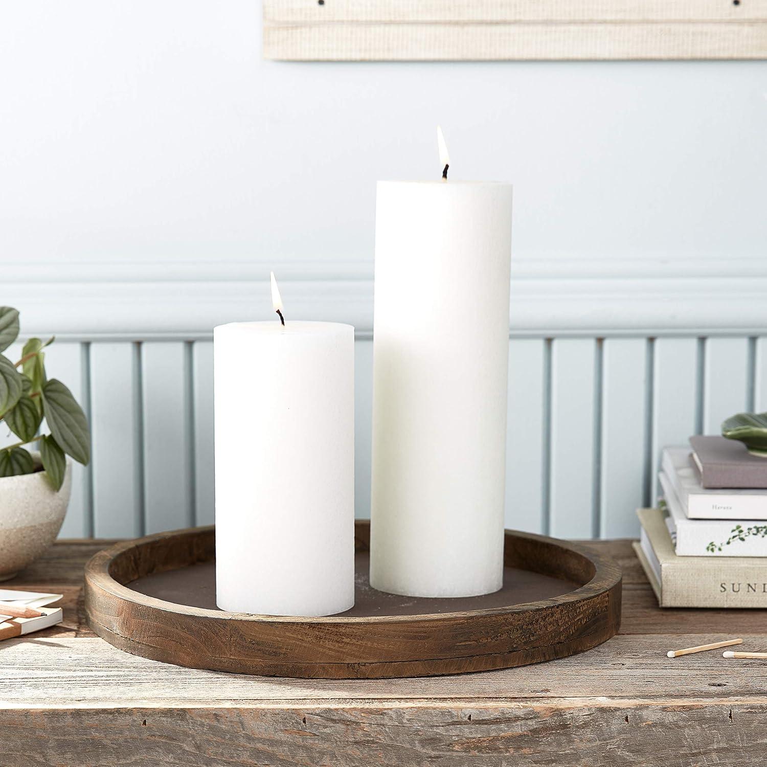 Timberline Unscented Pillar Candle