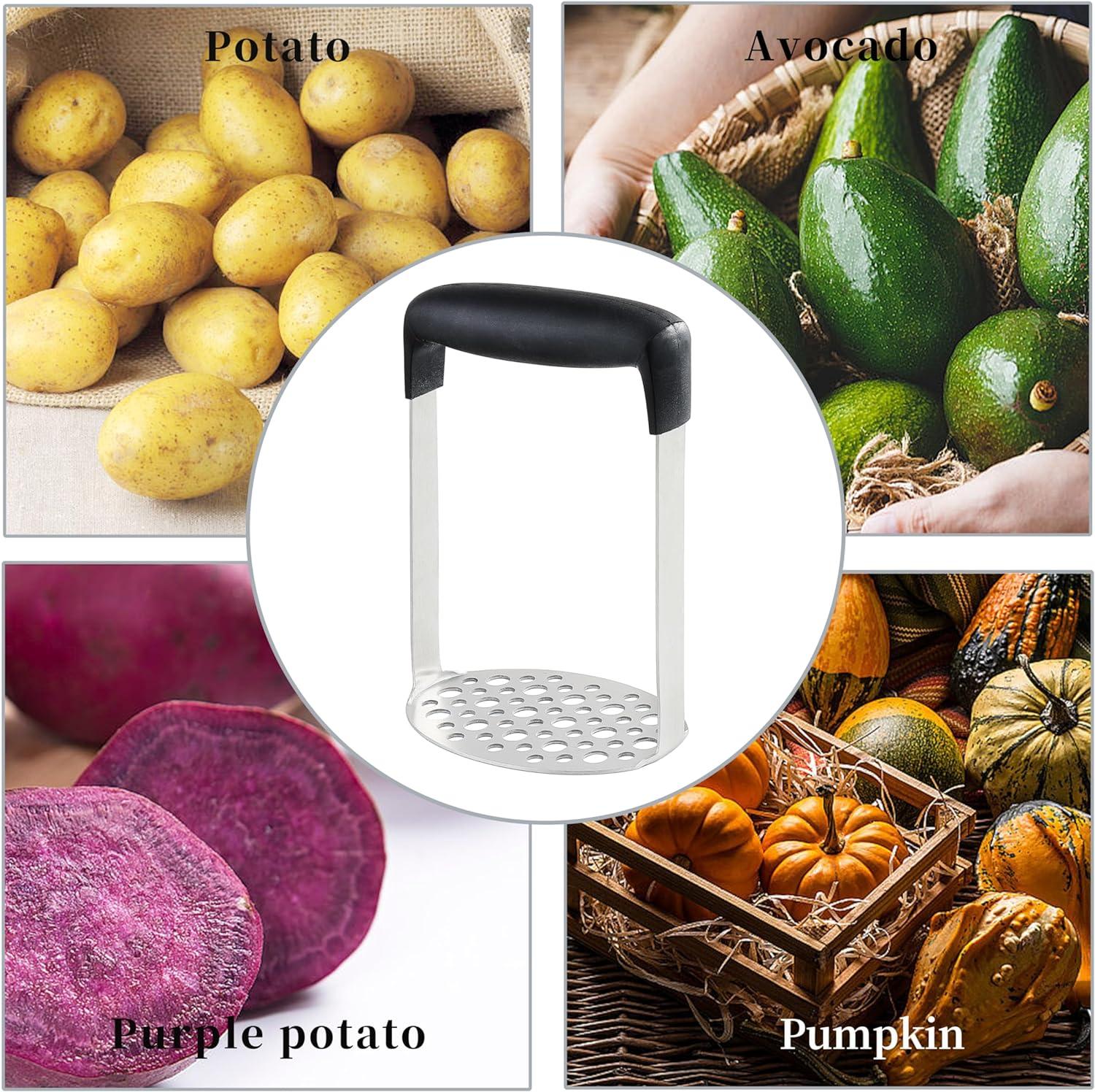 Stainless Steel Potato and Avocado Masher with PP Handle