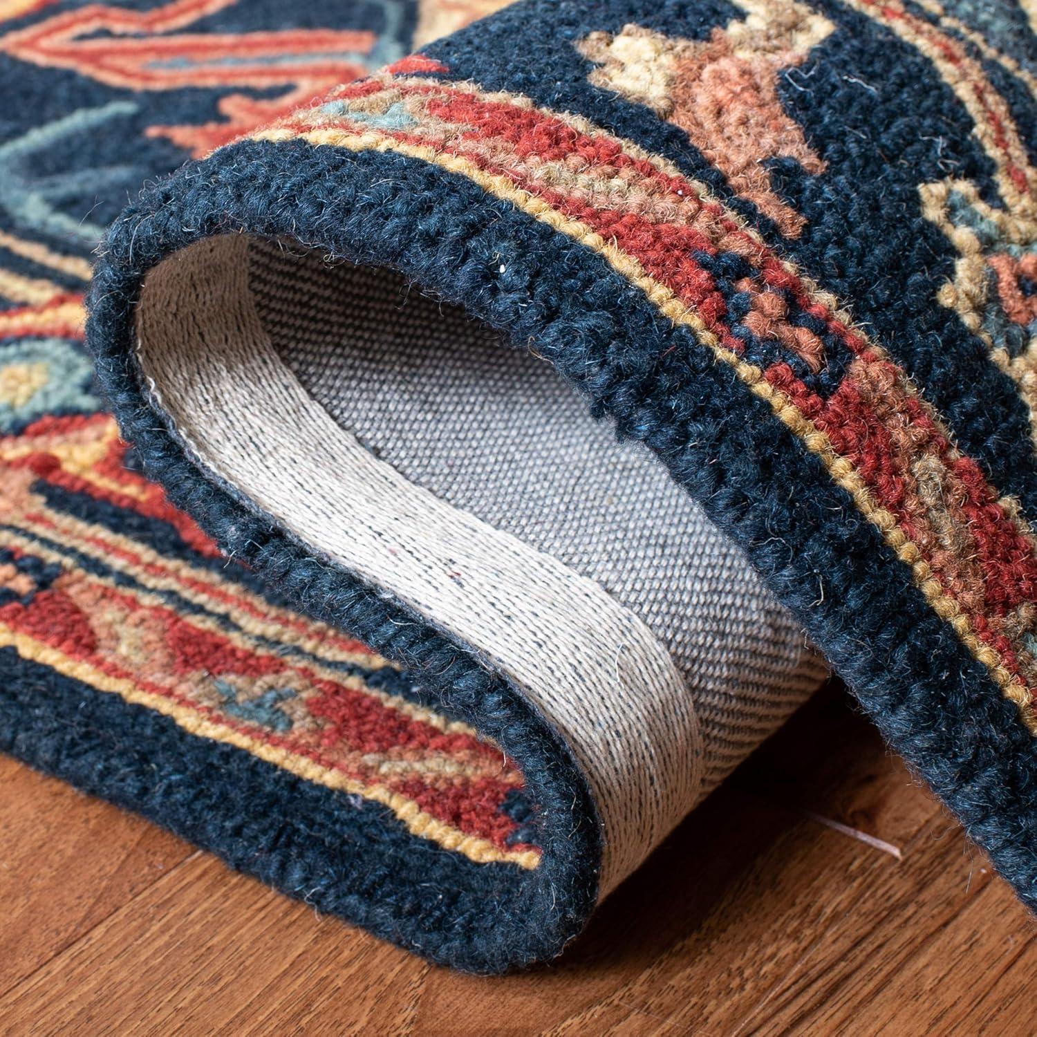 Heritage HG920 Hand Loomed Area Rug - Beige/Grey - 8'9"x11'9" - Safavieh.