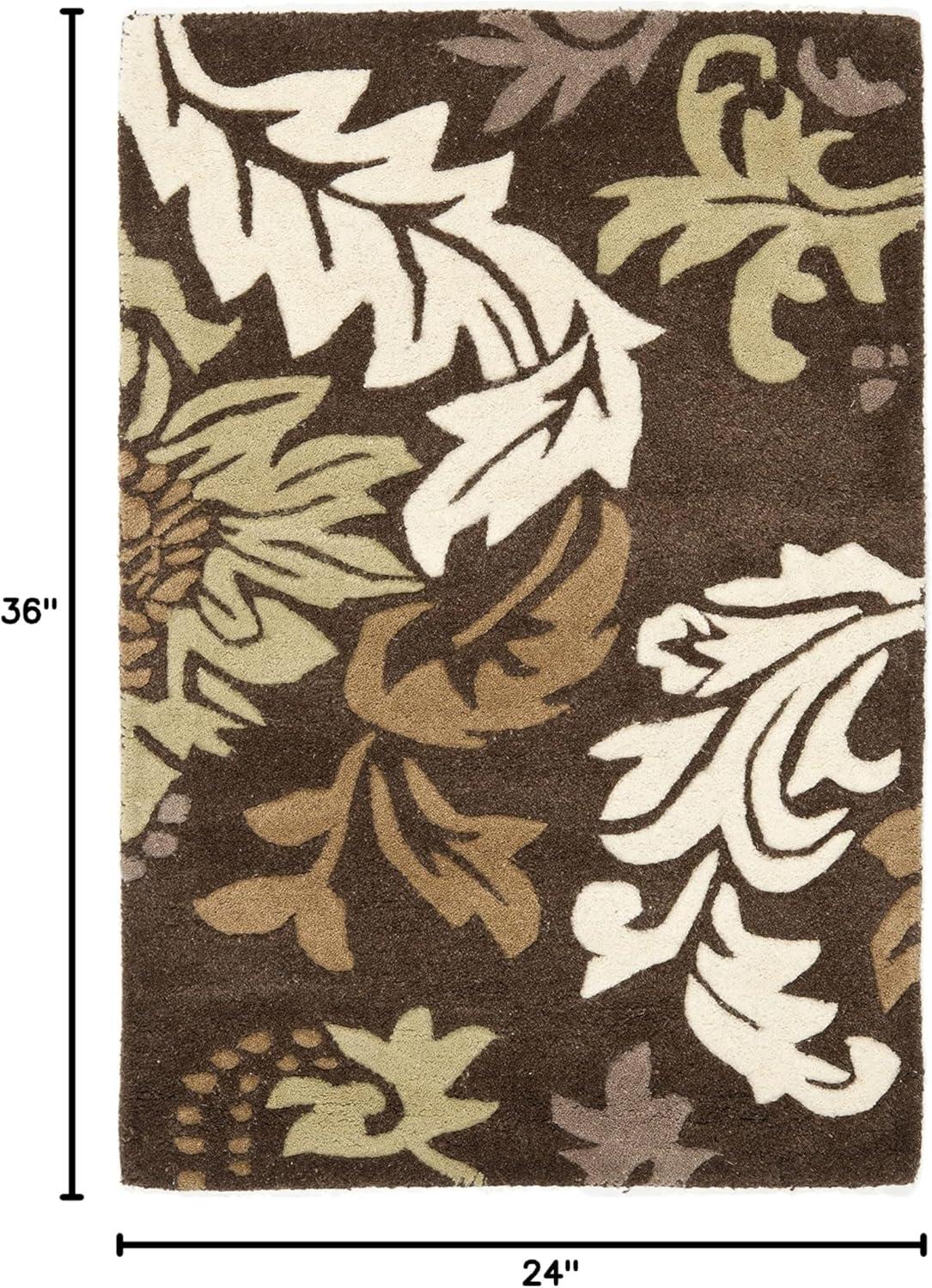Soho SOH831 Hand Tufted Accent Rug - Brown/Multi - 2'x3' - Safavieh.