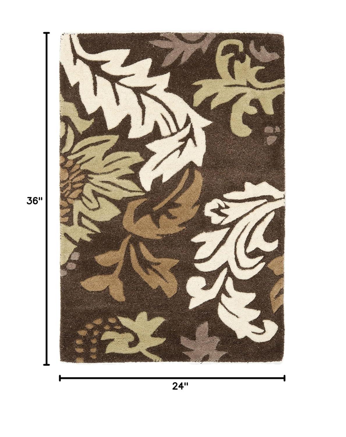 Soho SOH831 Hand Tufted Accent Rug - Brown/Multi - 2'x3' - Safavieh.