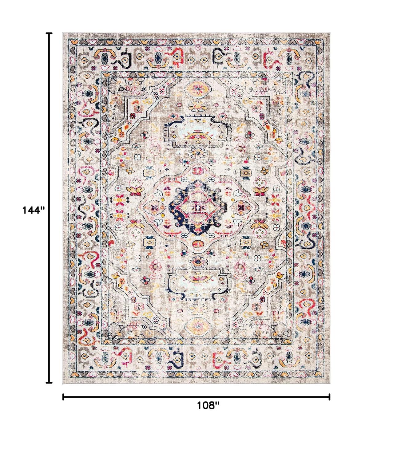 Madison MAD468 Power Loomed Indoor Area Rug - Grey/Blue - 9'x12' - Safavieh