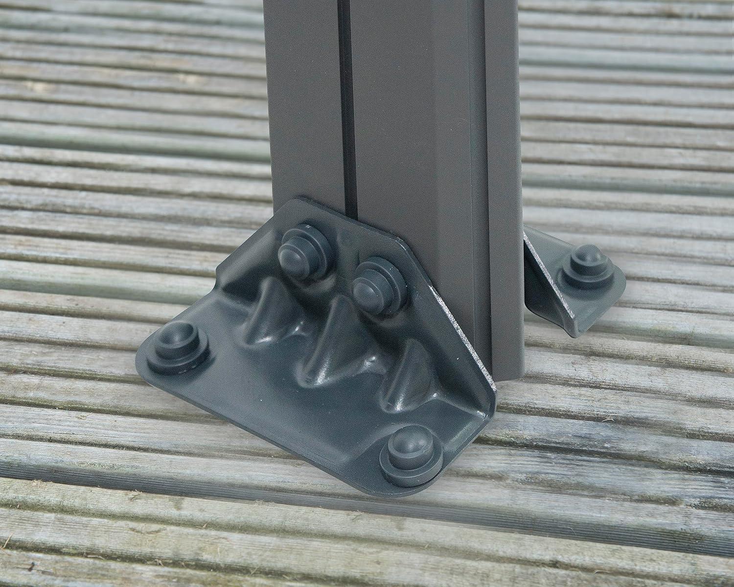 Palram - Canopia Martinique 4300 10' x 14' Polycarbonate/Aluminum Gazebo - Gray/Bronze