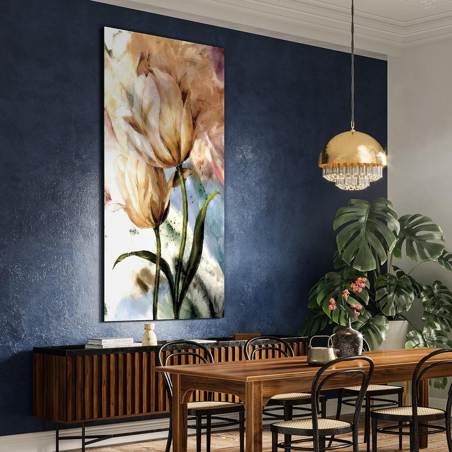 Empire Art Direct " Pastel Fleur I&II " 2 - Pieces Painting Print