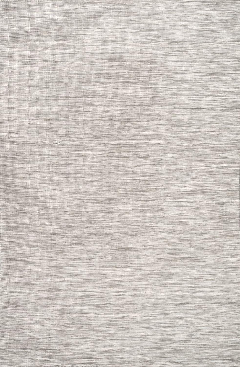 5'x8' Ethan Modern Flatweave Solid  Area Rug, Light Gray - JONATHAN Y