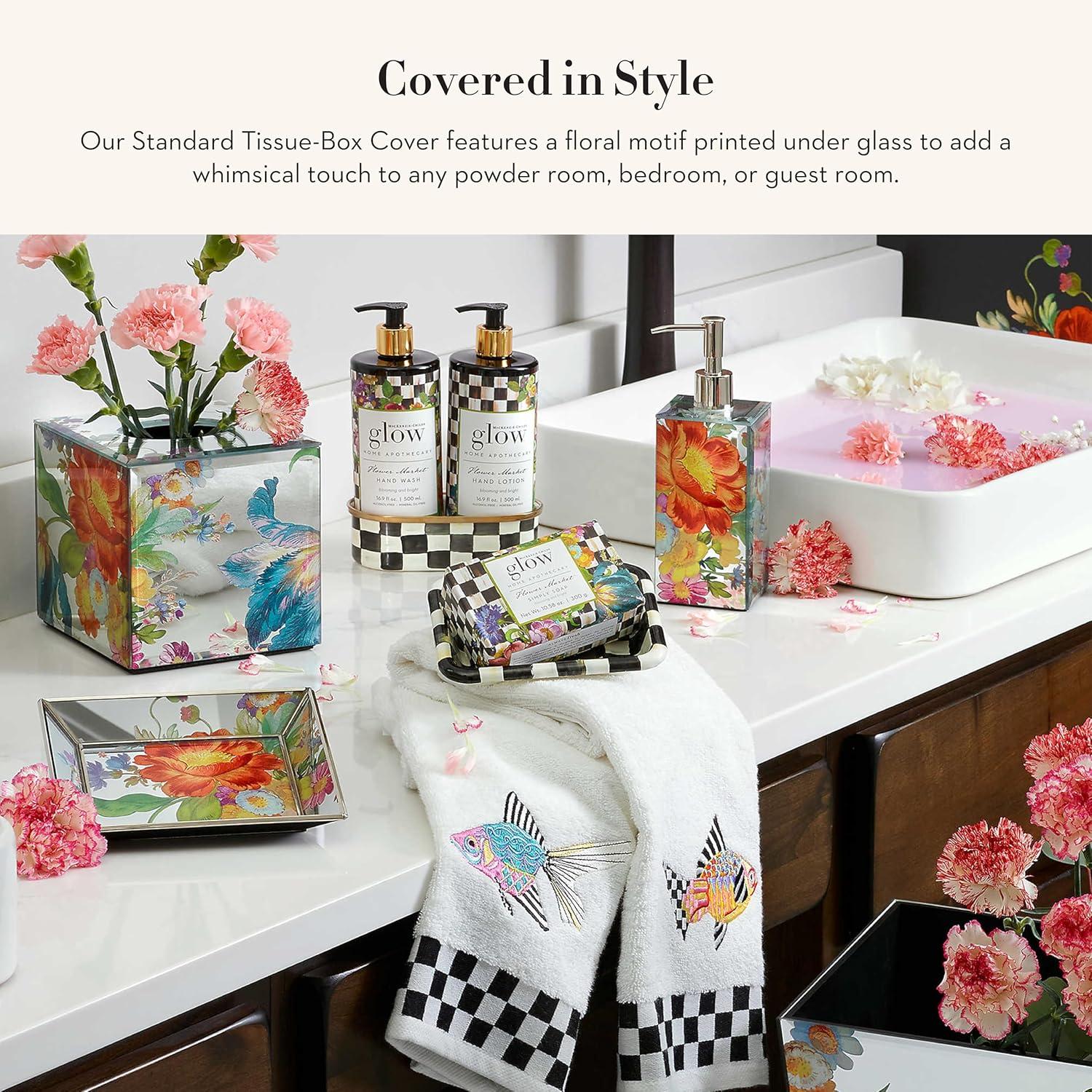 MacKenzie-Childs Twilight Toile Boutique Tissue Box Cover