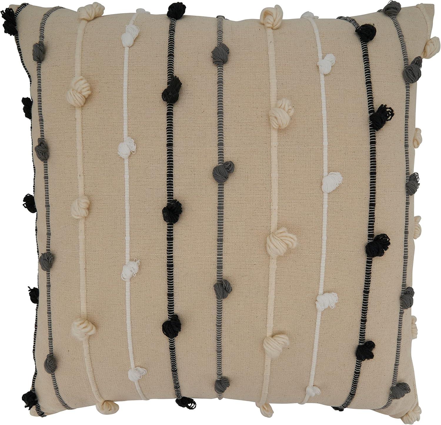 Saro Lifestyle Knotted  Decorative Pillow Cover