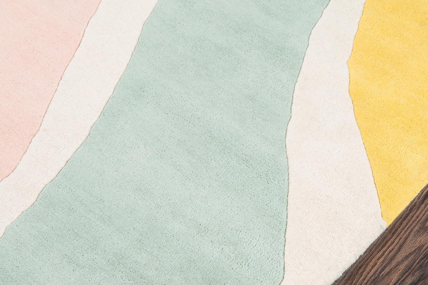 Hand Tufted Wool Abstract Indoor Rug
