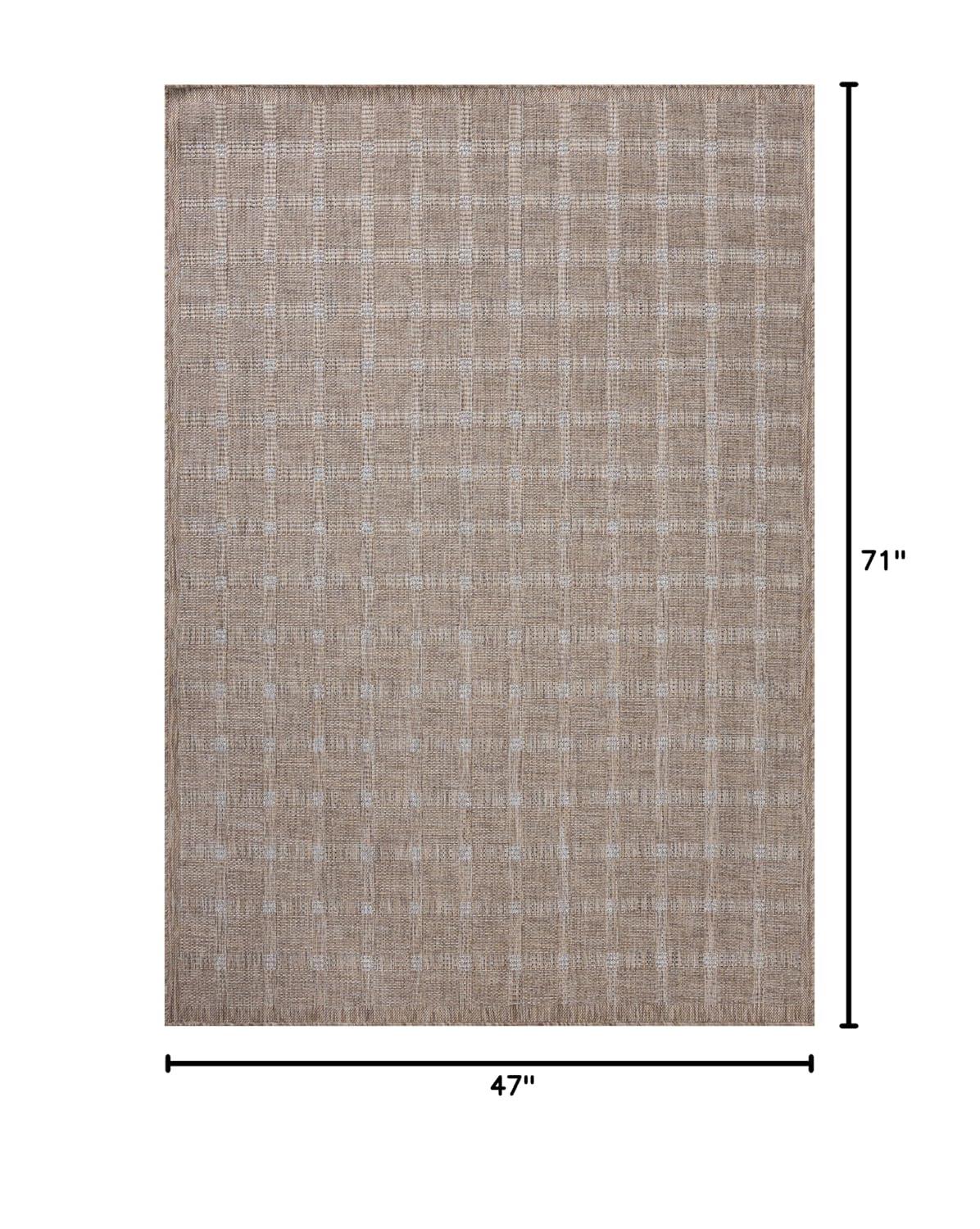 Amber Lewis x Loloi Indoor / Outdoor Topanga Natural / Bone Area Rug