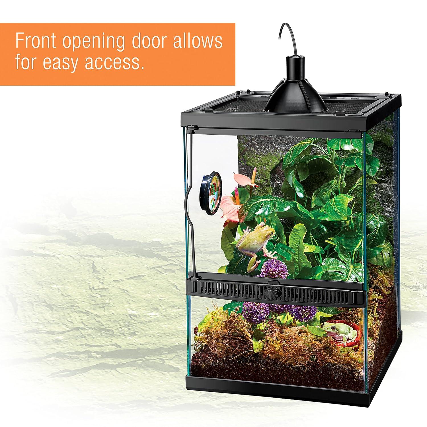 Zilla Tropical Reptile Vertical Starter Kit with Mini Halogen Lighting (ECOM)