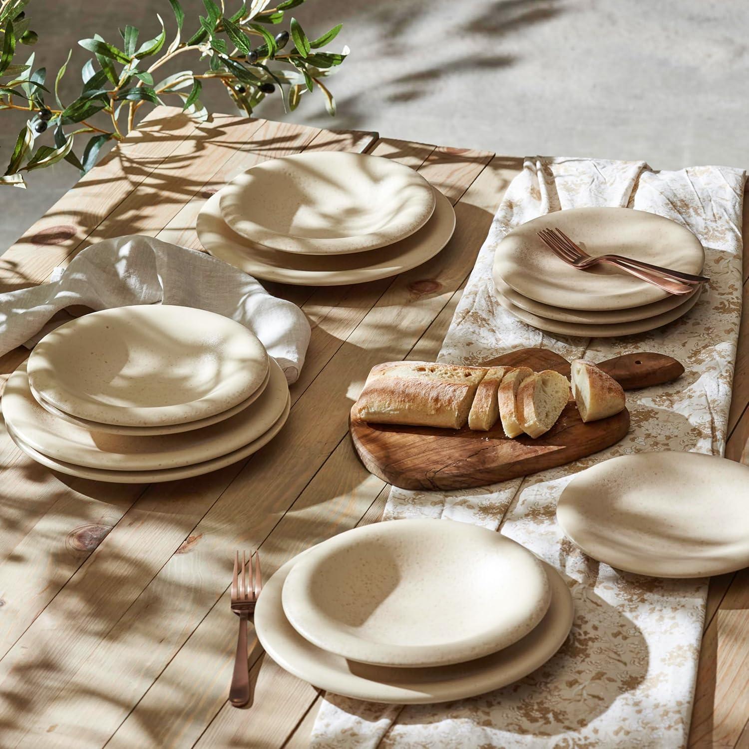 Porto By Stone Lain Aro 12-Piece Dinnerware Set Stoneware