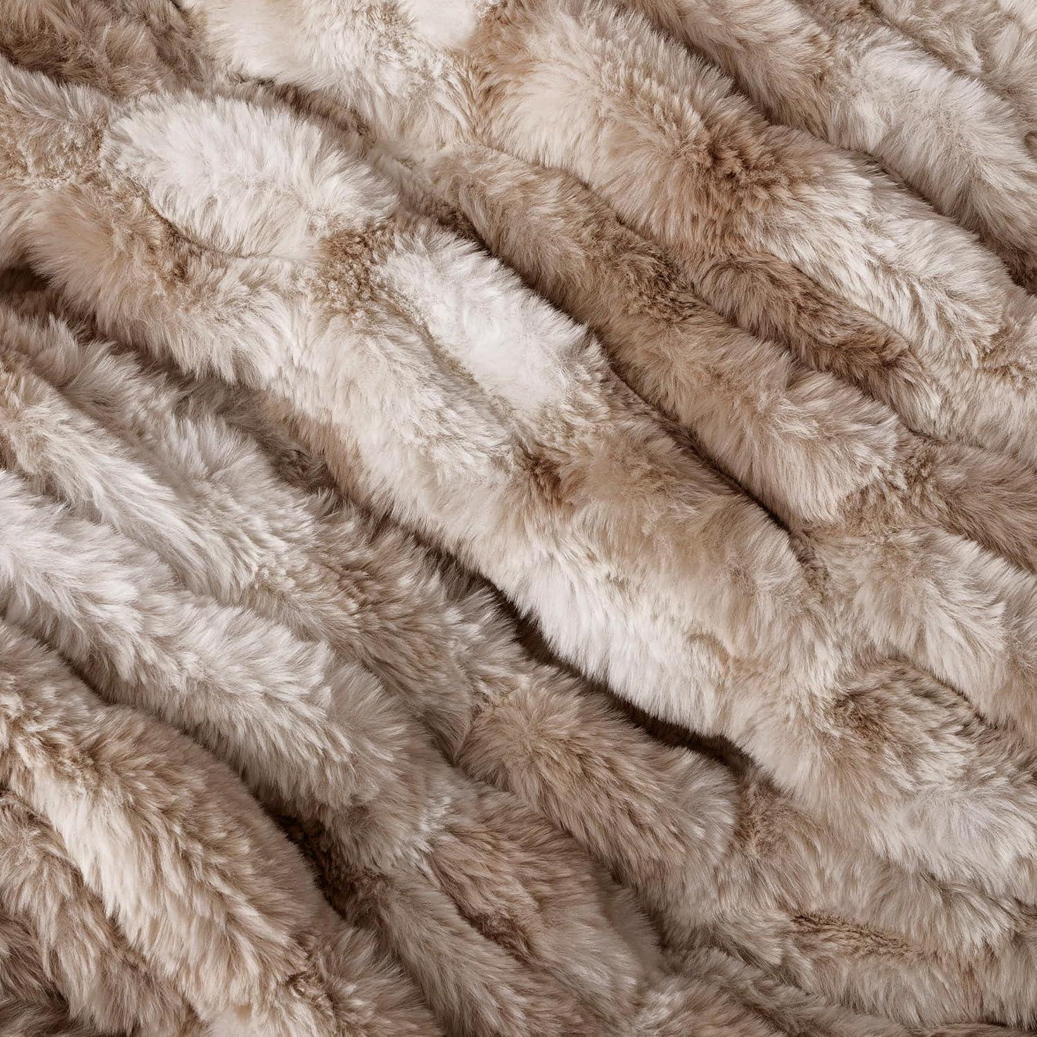 Lavish Home 60x80-Inch Faux Fur Blanket