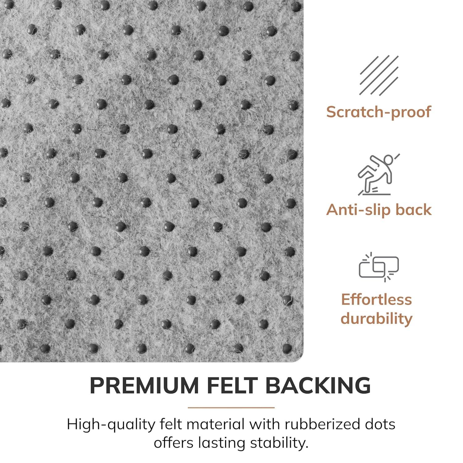 Anji Mountain Tabriz Carpet Straight Rectangular Chair Mat