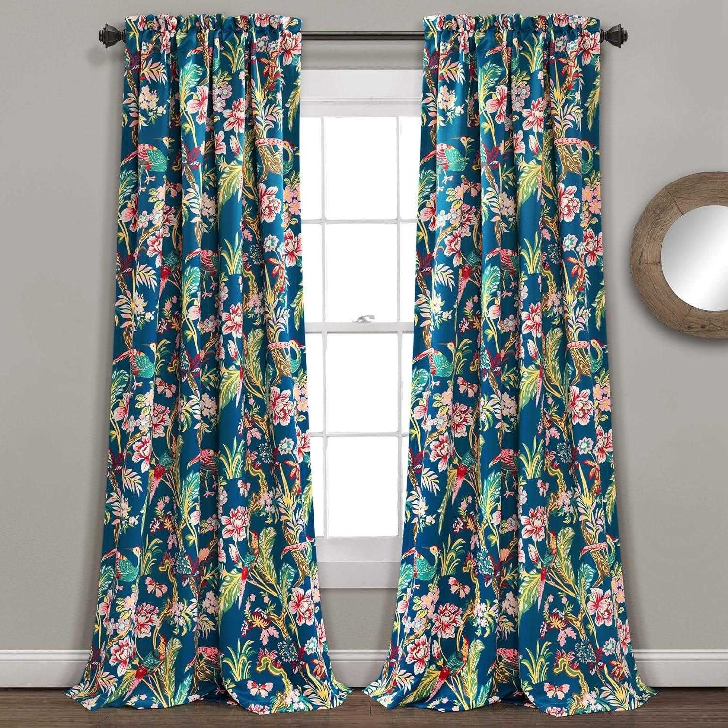 Dolores Polyester Room Darkening Curtain Pair