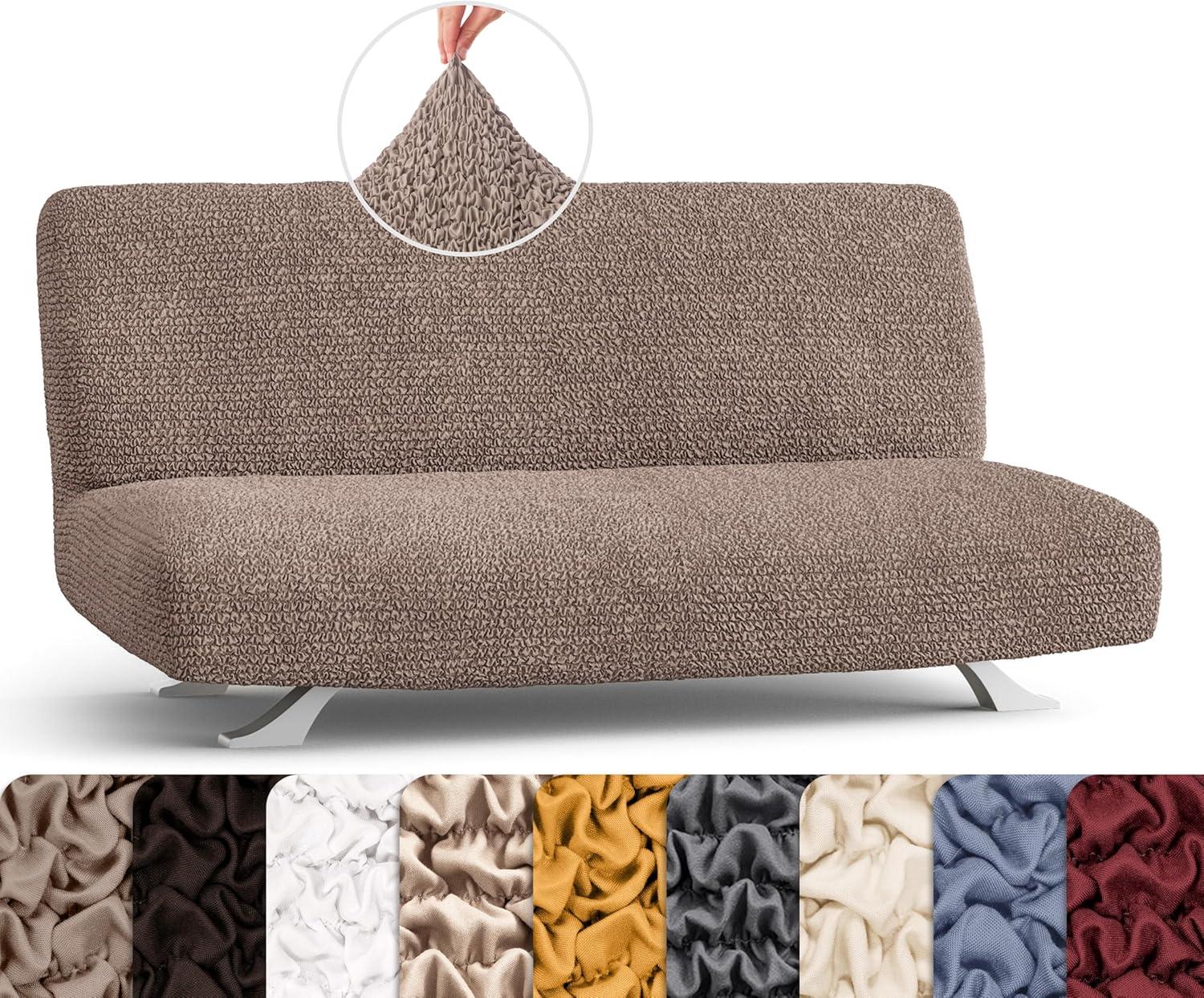 Stretchy Slipcover for Futon - Easy to Clean & Durable - Microfibra Collection