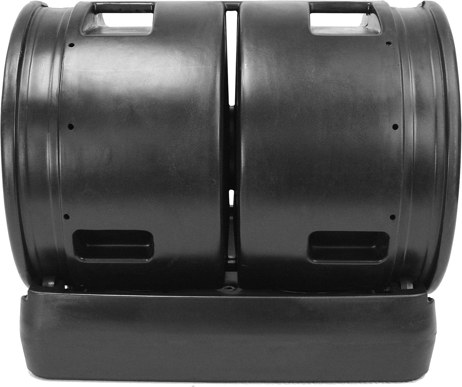 Good Ideas Compost Wizard 50 Gallons Plastic Outdoor Tumbler Composter with Latching Lid