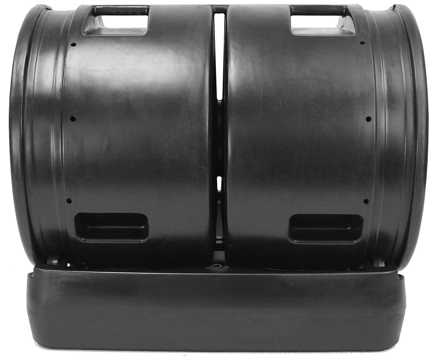 Good Ideas Compost Wizard 50 Gallons Plastic Outdoor Tumbler Composter with Latching Lid